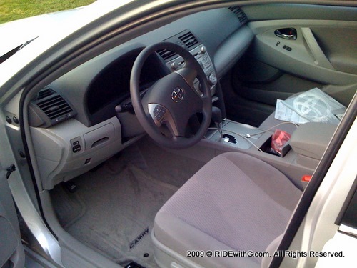 Camry LE interior